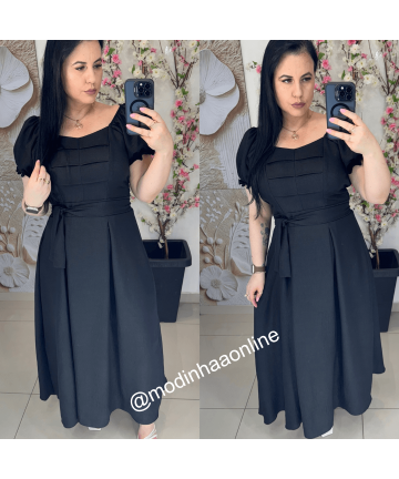Vestido Celina Preto